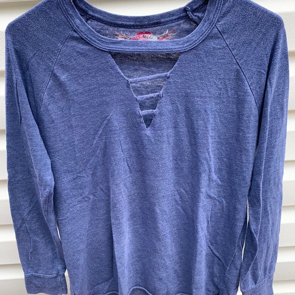 Royal Blue So Nikki Long Sleeve